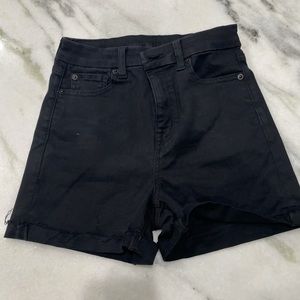 American eagle black shorts 4 curvy hi-rise shortie